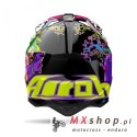 AIROH CROSS / ENDURO / ATV / QUAD WRAAAP MUSIC KOLOR CZARNY/ZIELONY/FIOLETOWY ROZMIAR S