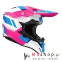 AIROH CROSS / ENDURO / ATV / QUAD WRAAAP VISION KOLOR BIAŁY/NIEBIESKI/RÓŻOWY ROZMIAR M