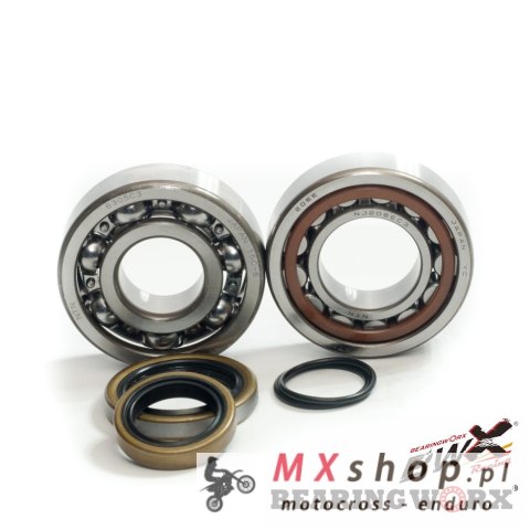 BEARING WORX ŁOŻYSKA WAŁU KORBOWEGO Z USZCZELANIACZAMI KTM SX/EXC 125/200 98-25 (NTN) (MADE IN JAPAN) (23.CBS62001) (24-1097)