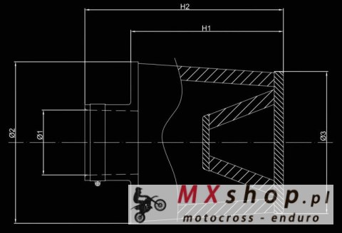 BMC FILTR POWIETRZA STOŻKOWY (1SZT)