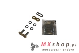 CZ 2025/12 ZAPINKA ŁAŃCUCHA 520 NXR ACTIVE RING (X-RING) ZŁOTA CLIP P