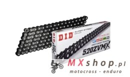 DID ŁAŃCUCH NAPĘDOWY 520ZVMXBK-110 (110 OGNIW) X-RING (OTWARTY + ZAKUWKA)
