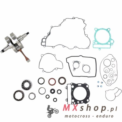 HOT RODS ZESTAW NAPRAWCZY DOŁU SILNIKA YAMAHA WRF 250 10-13 (WAŁ KORBOWY, ŁOŻYSKA, USZCZELNIACZE, USZCZELKI) (808678) (K021) (82