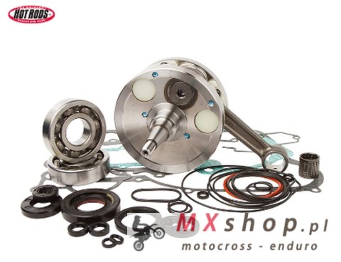 HOT RODS ZESTAW NAPRAWCZY DOŁU SILNIKA YAMAHA YZ 250 '01, (WAŁ KORBOWY, ŁOŻYSKA, USZCZELNIACZE, USZCZELKI)