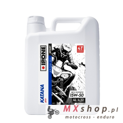 IPONE KATANA ATV 15W50 OLEJ SILNIKOWY 100% SYNTETYK 4L (AKC)