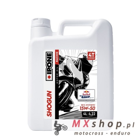 IPONE SHOGUN 4T 15W50 OLEJ SILNIKOWY 100% SYNTETYK 4L (AKC) ZASTĘPUJE 800855