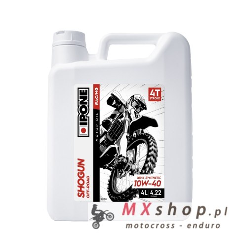 IPONE SHOGUN 4T OFF ROAD 10W40 OLEJ SILNIKOWY 100% SYNTETYK 4L (AKC)