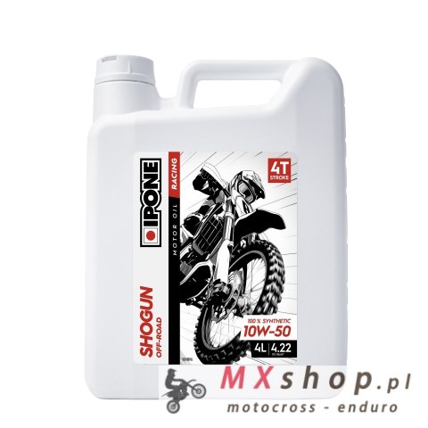IPONE SHOGUN 4T OFF ROAD 10W50 OLEJ SILNIKOWY 100 % SYNTETYK 4L (AKC)