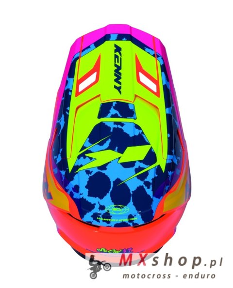 KENNY RACING KASK CROSS/ENDURO PERFORMANCE ERT GRAPHIC + SOCAL KOLOR POMARAŃCZOWY/ ROZMIAR M