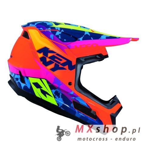 KENNY RACING KASK CROSS/ENDURO PERFORMANCE ERT GRAPHIC + SOCAL KOLOR POMARAŃCZOWY/ ROZMIAR XS