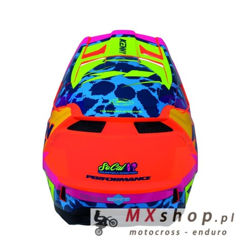 KENNY RACING KASK CROSS/ENDURO PERFORMANCE ERT GRAPHIC + SOCAL KOLOR POMARAŃCZOWY/ ROZMIAR XS