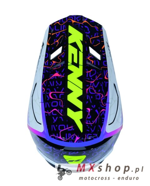 KENNY RACING KASK CROSS/ENDURO PERFORMANCE ERT GRAPHIC + WAVE BLACK WHITE KOLOR CZARNY/BIAŁY ROZMIAR L