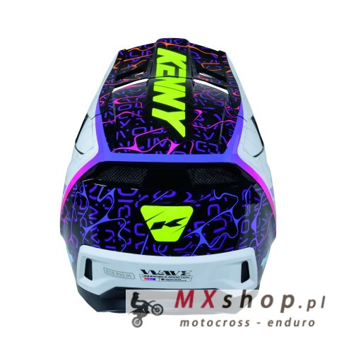 KENNY RACING KASK CROSS/ENDURO PERFORMANCE ERT GRAPHIC + WAVE BLACK WHITE KOLOR CZARNY/BIAŁY ROZMIAR M
