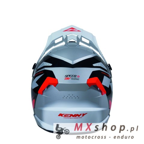 KENNY RACING KASK CROSS/ENDURO TRACK GRAPHIC SPEED BLACK RED KOLOR BIAŁY/CZARNY/CZEROWNY ROZMIAR XXL