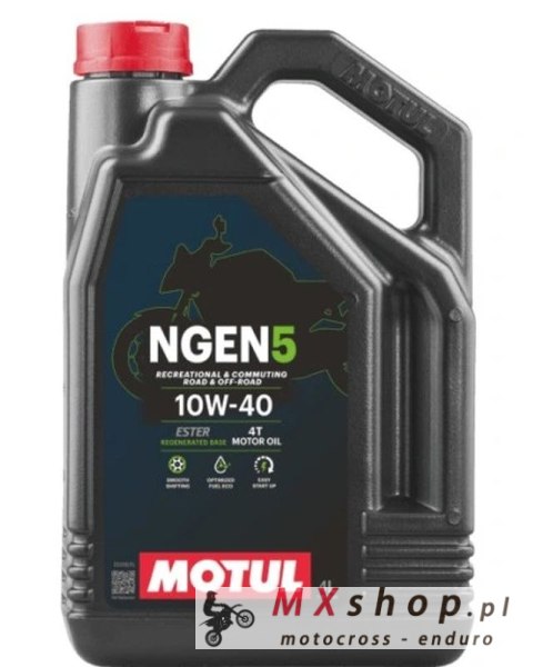 MOTUL OLEJ SILNIK NGEN 5 10W40 4T 4L PÓŁSYNTETYK