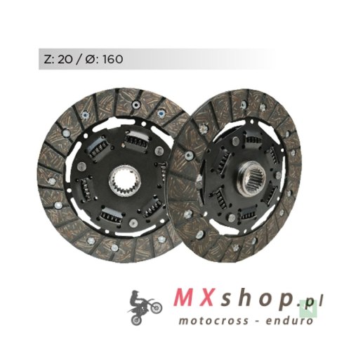 NEWFREN TARCZE SPRZĘGŁOWE MOTO GUZZI NEVADA 350 '92-'97; V 35 '92-'01; NEVADA 750 '98-'10; BREVA 750 '03-'09 (SUCHE SPRZĘGŁO)