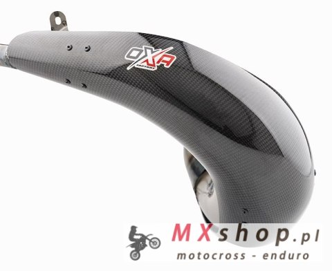 OXA FACTORY 2025/12 OSŁONA KARBONOWA DYFUZORA (TUBY REZONANSOWEJ) CARBON PROTECTION DO OXA FACTORY FRONT PIPE X8 125 CC KTM / YA