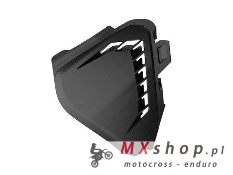 RACETECH (RTECH) 2025/12 LEWA POKRYWA FILTRA POWIETRZA (AIRBOXA) TRIUMPH TF 250 X / 450 RC '24-'25 KOLOR CZARNY