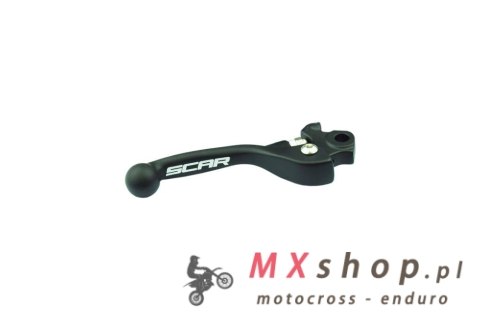 SCAR NOWY RACING DŹWIGNIA HAMULCA (OEM) YAMAHA YZ 125/250 '08-'26, KAWASAKI KXF 250 '13-'20, KXF 450 '13-'18 KOLOR CZARNY