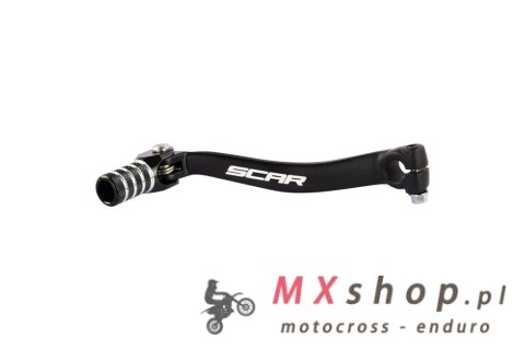 SCAR NOWY RACING DŹWIGNIA ZMIANY BIEGÓW KAWASKI KX 450F 09-15 CZARNA KOŃCÓWKA