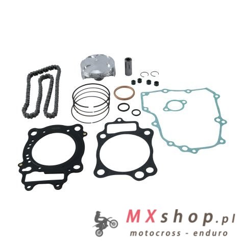 VERTEX ZESTAW NAPRAWCZY GÓRY SILNIKA HONDA CRF 250R 14-15 ( TŁOK 23961B, USZCZELKI TOP-END, ŁAŃCUSZEK ROZRZĄDU )