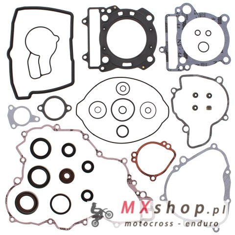 WINDEROSA (VERTEX) KOMPLET USZCZELEK Z USZCZELNIACZAMI KTM SXF (SX-F) 250 05-12, XC-F 250 07-12, XC-FW 250 06-13