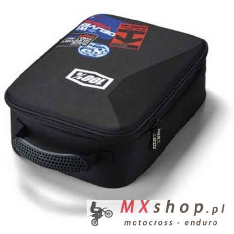 100 PROCENT FA23 GOGGLE CASE VALISE BLACK - PUDEŁKO / ETUI / CASE NA GOGLE KOLOR CZARNY