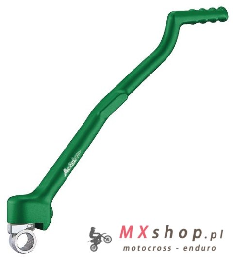ACCEL DŹWIGNIA STARTERA (KOPKA) ALUMINIOWA KAWASAKI KXF 450 '16-'18, KOLOR ZIELONY