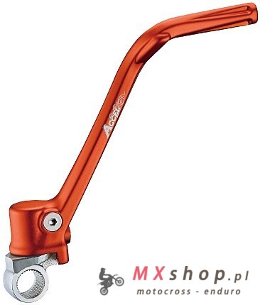 ACCEL DŹWIGNIA STARTERA (KOPKA) ALUMINIOWA KTM SX 125 '12-'15, EXC 125/200 '12-'16, KOLOR POMARAŃCZOWY