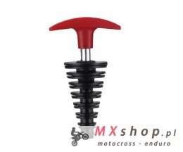 ACCEL KOREK DO WYDECHU MAŁY (2T) Z UCHWYTEM KOLOR CZARNY