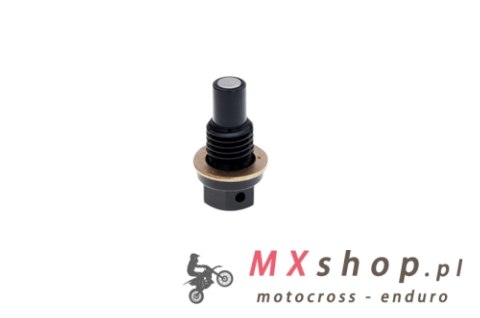 ACCEL KOREK SPUSTOWY OLEJU KTM ALL MODELS '09-'19 ( Z MAGNESEM) (M12X1,25X20) KOLOR CZARNY (MDP-07BK)