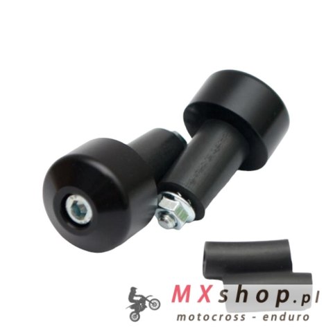 AKRYBIUS CIĘŻARKI KIEROWNICY (GRUBE) KOLOR CZARNY KOMPLET (2490010000)