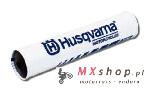 BLACKBIRD OSŁONA KIEROWNICY (NA POPRZECZKĘ) LOGO HUSQVARNA KOLOR BIAŁY