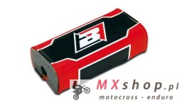 BLACKBIRD OSŁONA KIEROWNICY PRO TAPER (28MM) LOGO BLACKBIRD KOLOR CZERWONY