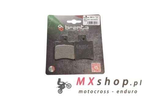 BRENTA KLOCKI HAMULCOWE KH206 (ORGANIC)