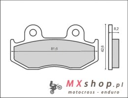 BRENTA NOWY TOWAR KLOCKI HAMULCOWE KH323/2 (ORGANIC) (ZASTĘPUJE BR3034 B)