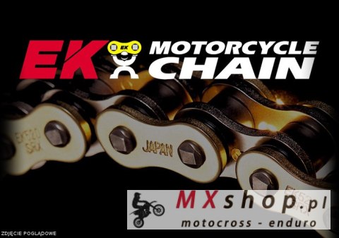 EK ŁAŃCUCH NAPĘDOWY EK520DEX 120 OGNIW QX-RING ENDURO ULTRALIGHT KOLOR NATURAL (DO 500 CCM) (37,8 KN) (MADE IN JAPAN)