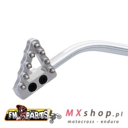 FM-PARTS STOPKA DŹWIGNI HAMULCA TYLNEGO (SZEROKA) RIEJU '20-'24 KOLOR SREBRNY
