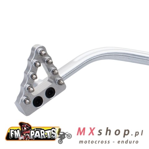 FM-PARTS STOPKA DŹWIGNI HAMULCA TYLNEGO (SZEROKA) RIEJU '20-'24 KOLOR SREBRNY