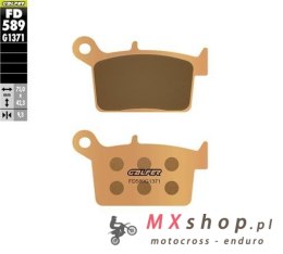 GALFER KLOCKI HAMULCOWE SPIEK METALICZNY (ZŁOTE) STREET SWM TYŁ