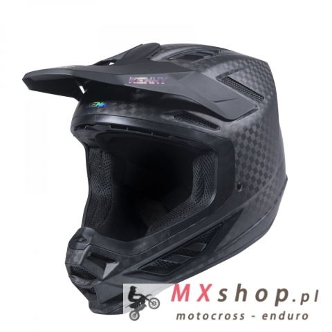 KENNY RACING KASK CROSS/ENDURO TITANIUM BIG CARBON MATT HOLOGRAPHIC KOLOR CZARNY ROZMIAR L