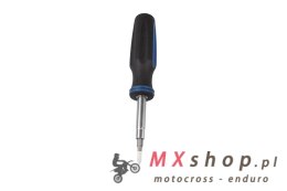 M.C WKRĘTAK (ŚRUBOKRĘT) PŁASKI / KRZYŻAKOWY UNIWERASALNY CZTERY WYMIENNE KOŃCÓWKI (KRZYŻAKOWY PH1 i PH2, PŁASKI 1/4 i 3/16)