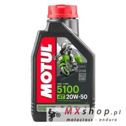 MOTUL OLEJ SILNIK 5100 4T ESTER 20W50 1L