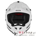 NOX KASK CROSS / OFFROAD N761 SOLID KID / JUNIOR (DZIECIĘCY) KOLOR BIAŁY POŁYSK ROZMIAR M (ZAPIĘCIE MIKROMETRYCZNE)