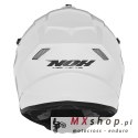 NOX KASK CROSS / OFFROAD N761 SOLID KID / JUNIOR (DZIECIĘCY) KOLOR BIAŁY POŁYSK ROZMIAR M (ZAPIĘCIE MIKROMETRYCZNE)