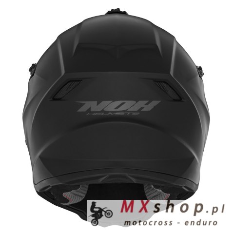 NOX KASK CROSS / OFFROAD N761 SOLID KID / JUNIOR (DZIECIĘCY) KOLOR CZARNY MAT ROZMIAR M (ZAPIĘCIE MIKROMETRYCZNE)