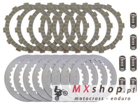 PSYCHIC TARCZE, PRZEKŁADKI I SPRĘŻYNY SPRZĘGŁOWE (KOMPLET) KTM EXC 250 02-03, EXC 450 06-08, SX 450 03, ATV XC 450/525 08-12 (EB