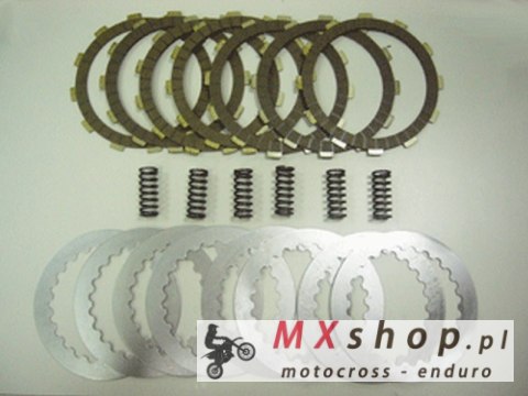 PSYCHIC TARCZE, PRZEKŁADKI I SPRĘŻYNY SPRZĘGŁOWE (KOMPLET) KTM EXC 250 02-03, EXC 450 06-08, SX 450 03, ATV XC 450/525 08-12 (EB