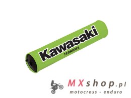 TECNOSEL (BLACKBIRD) OSŁONA KIEROWNICY (NA POPRZECZKĘ) TRADITONAL KAWASAKI VINTAGE, KOLOR ZIELONY, LOGO KAWASAKI