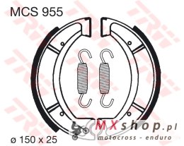 TRW ZF SZCZĘKI HAMULCOWE YAMAHA XT 500 / 550 / 600 / 600 TENERE (150X25MM) (Y510) (PROMOCJA)